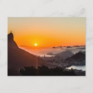 Vista Chinesa, Rio De Janeiro, Brasilien Postkarte