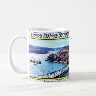 Vista da ponte Dom Luís I porto portugal Kaffeetasse