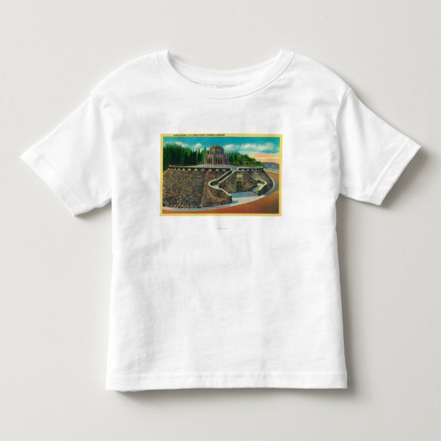 Vista-Haus auf Columbia River, Oregon Kleinkind T-shirt (Vorderseite)