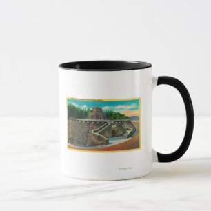 Vista-Haus auf Columbia River, Oregon Tasse