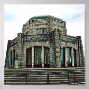 Vista House, Columbia River Gorge, OR Poster