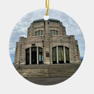 Vista House, Columbia River Gorge, Oregon Keramik Ornament