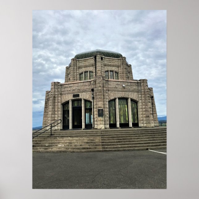 Vista House, Columbia River Gorge, Oregon Poster (Vorne)