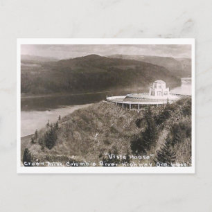 Vista House, Crown Point, Oregon Vintage auf Deuts Postkarte