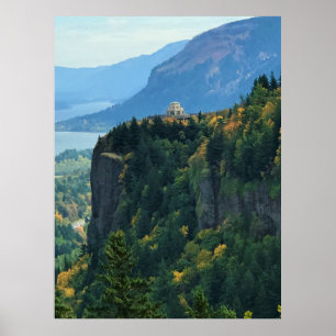 Vista House in Crown Point, Oregon Poster