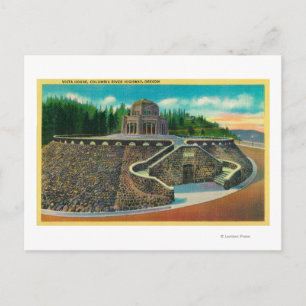Vista House on Columbia River, Oregon Postkarte