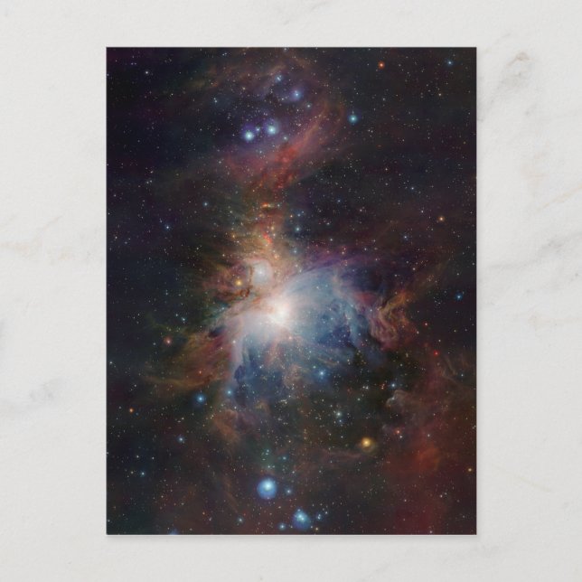 VISTA-Infrarotansicht des Orion-Nebels Postkarte (Vorderseite)
