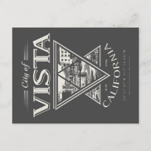VISTA - SAN DIEGO KALIFORNIEN POSTKARTE