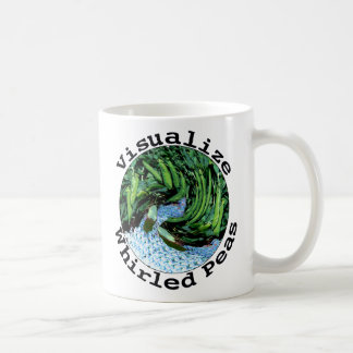 Visualisez la tasse tourbillonnée de pois