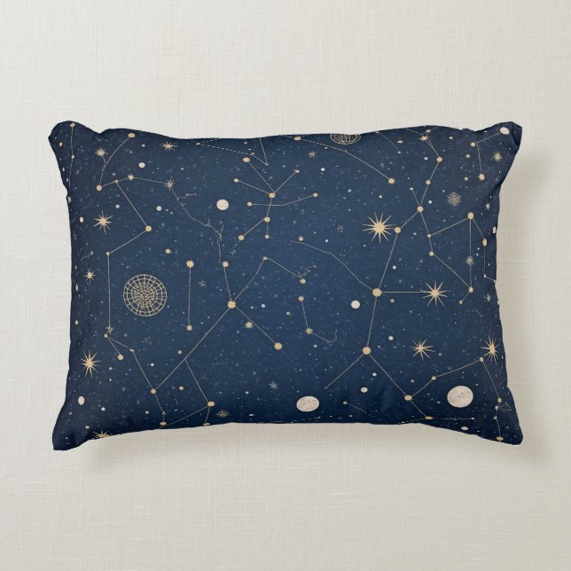 VisualNest Constellationl Pillow Sham,PillowCase Dekokissen (Vorderseite)