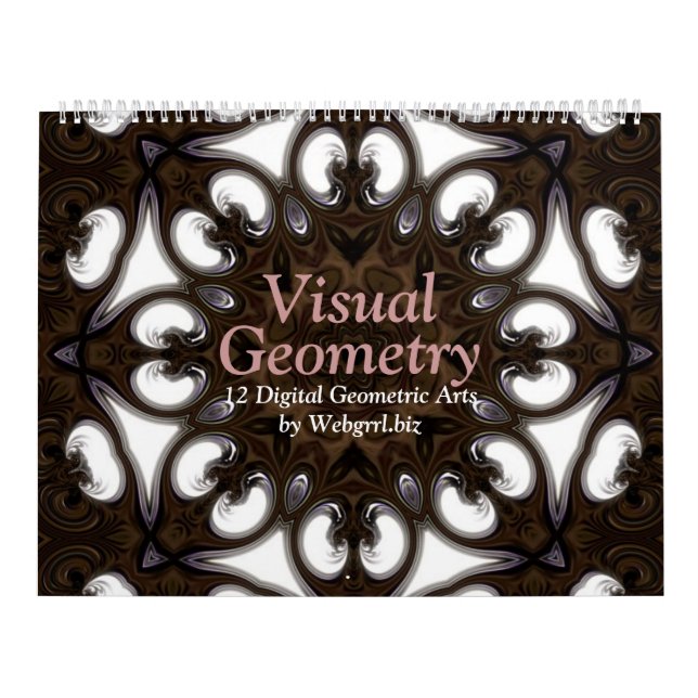 Visuell Geometry Mandala 12-monatiger Mauerkalende Kalender (Titelbild)