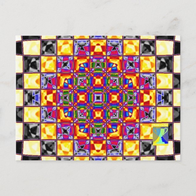 Visuelle Art Postkarte (Vorderseite)