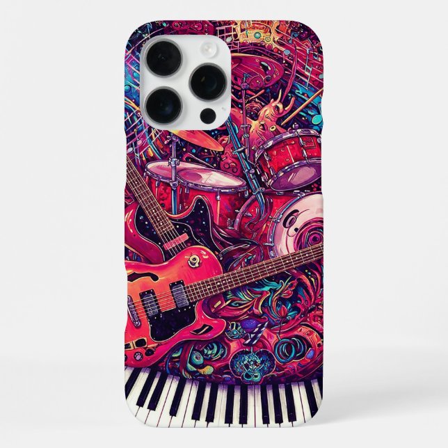 Visuelle Klänge iPhone 16 Pro Max Hülle (Rückseite)