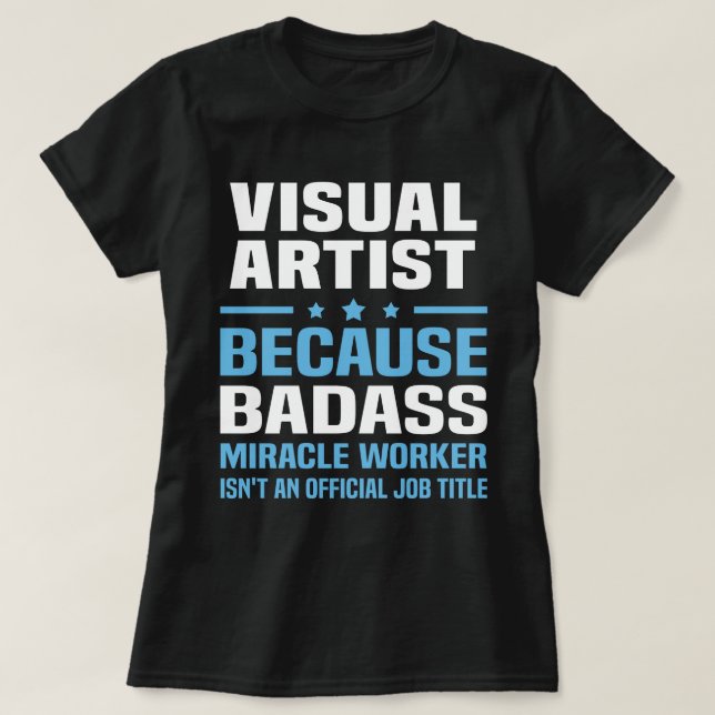 Visuelle Künstlerin T-Shirt (Design vorne)