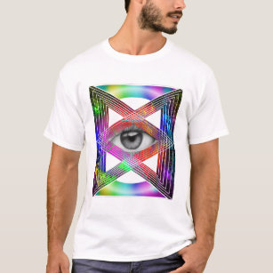 Visuelle Muster T-Shirt