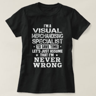 Visueller Merchandising-Spezialist T-Shirt