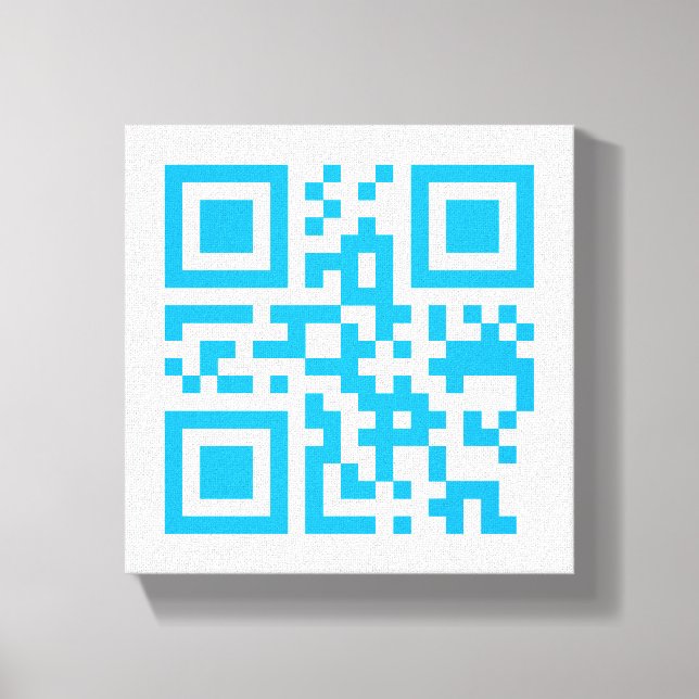 Visueller QR-Code auf Premium Wrapped Canvas (Glos Leinwanddruck (Vorderseite)