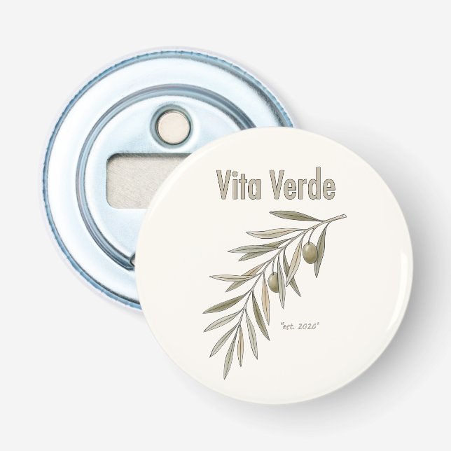 Vita Verde Collection Beige Flaschenöffner (Vorderseite)