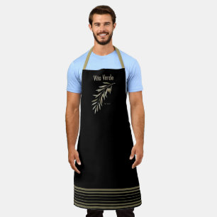 Vita Verde Kollektion Schwarz Schürze