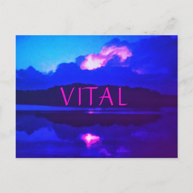 VITALE Hitzewallung Postkarte (Vorderseite)