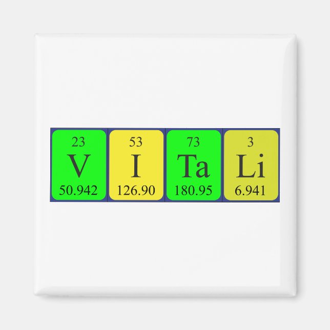 Vitali-Periodenmagnet Magnet (Vorne)