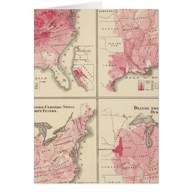 Vitalkarten der Staaten (Vorne)