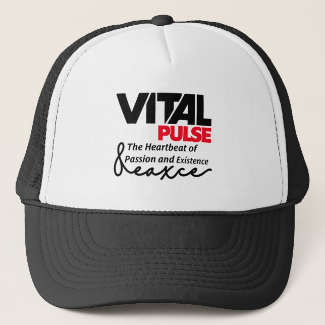 Vitalpulse Truckerkappe (Vorderseite)