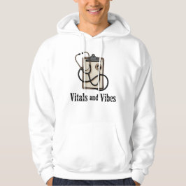 Vitals and Vibes | Doctor Life Mood   Hoodie