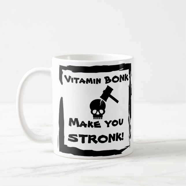 Vitamin-BONK-Tasse Kaffeetasse (Links)