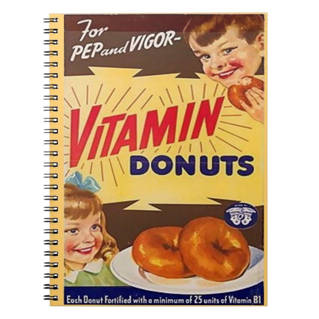 Vitamin-Donuts Notizblock (Vorderseite)