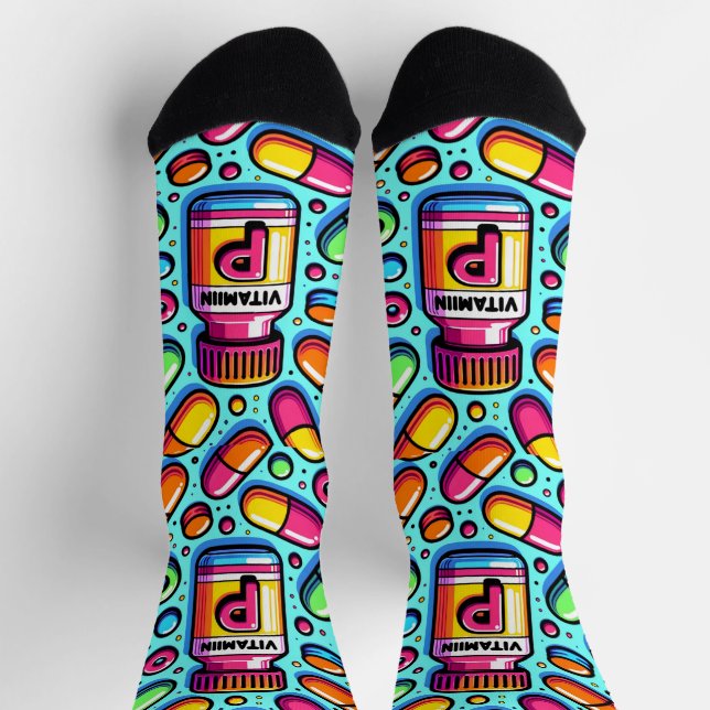 Vitamin P (Piptaz) Socken (Oben)