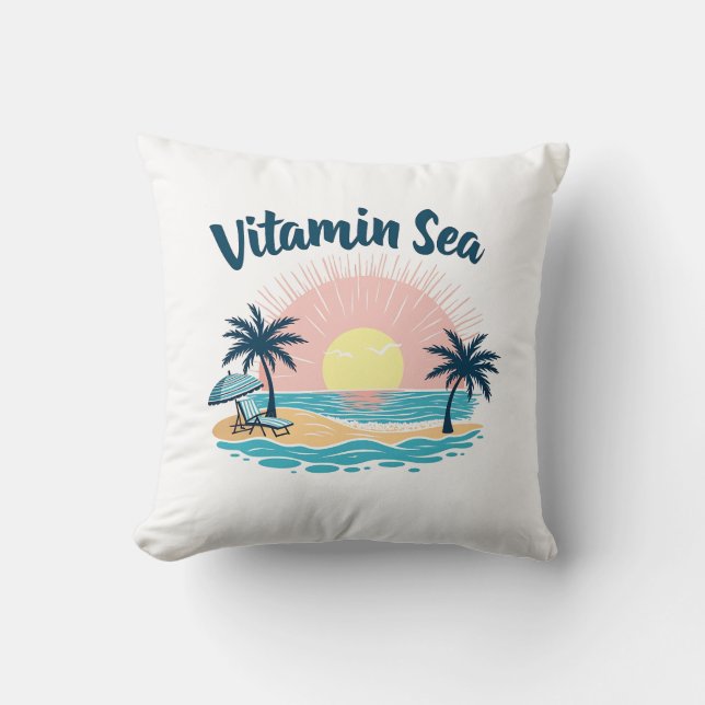 Vitamin Sea Kissen (Vorderseite)
