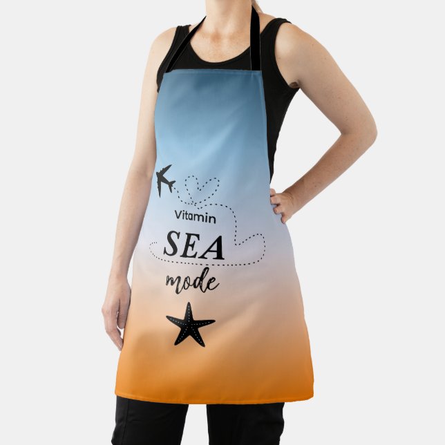 Vitamin Sea Mode Orange Sommerfarbe Schürze (InSitu)