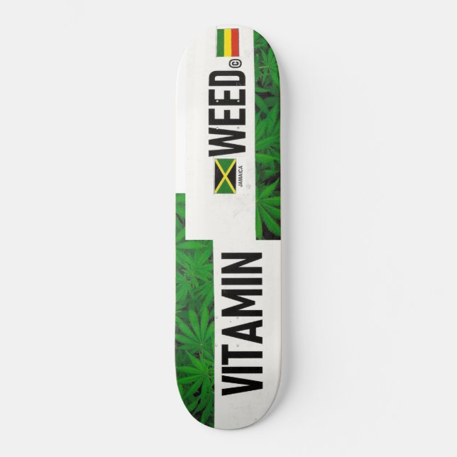 VITAMIN WEED Skateboard (Vorderseite)