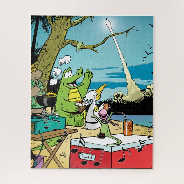 Vite-Moi Au Puzzle De La Lune (Vertical)