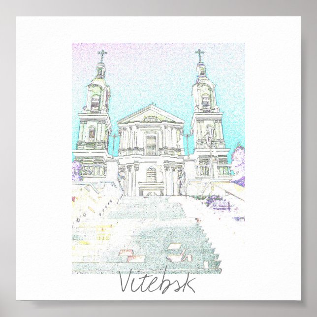 Vitebsk Church Architecture Poster (Vorne)