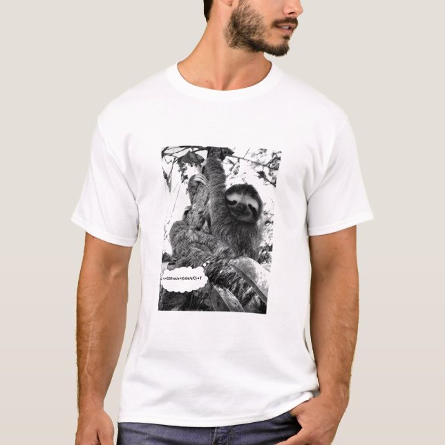 Vitesse de T-shirt de paresse de bruit (Devant)