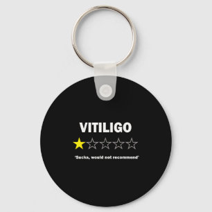Vitiligo Awareness Spaß 1 Star Rating Funny Des Schlüsselanhänger