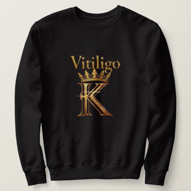 Vitiligo King Sweatshirt (Design vorne)