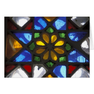 Vitrail à l'intérieur du National