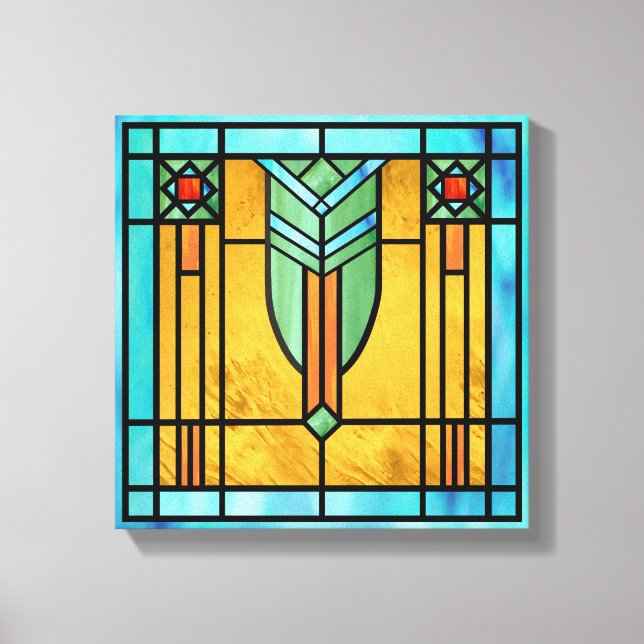 Vitrail Art Déco 3 (Recto)