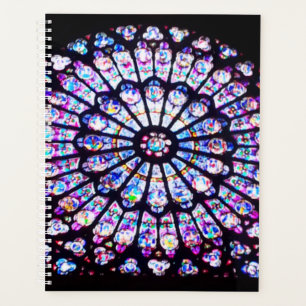 Vitrail de Paris Notre-Dame - La Rose