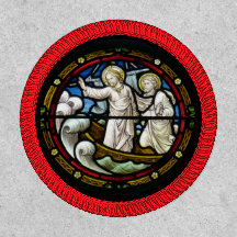 Vitrail Illustré Église Religieuse