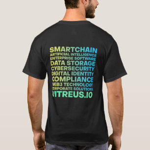 VITREUS T - Shirt (vorne und hinten) SCHWARZ
