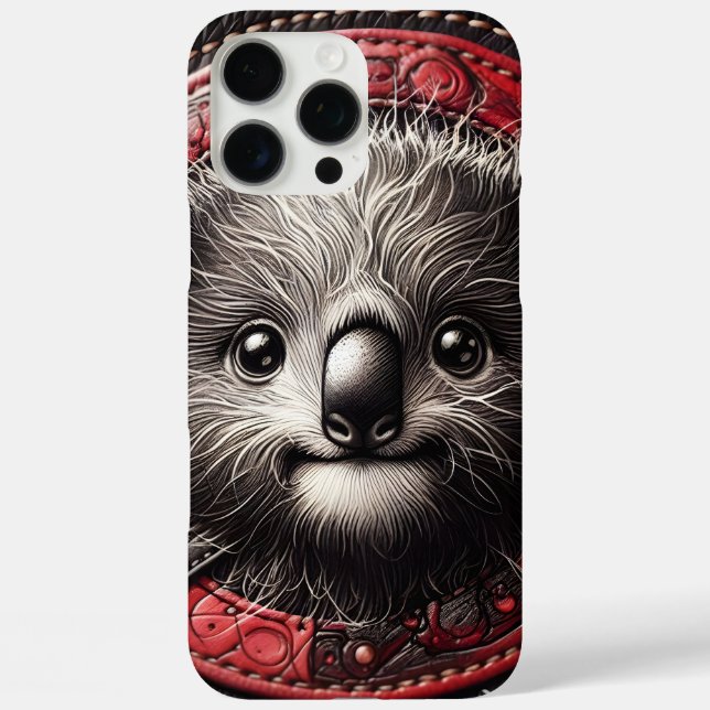 Vitrine Koala Bear Illustration iPhone 16 Pro Max Hülle (Rückseite)