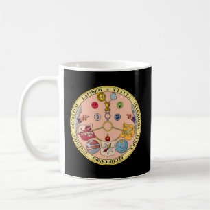 Vitriol Rosicrucian Secret Symbols Alchemy Kaffeetasse