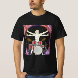 Vitruvian Drummer T - Shirt