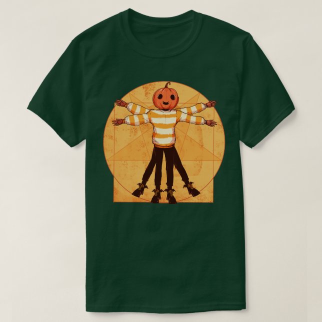 Vitruvian Halloween T-Shirt (Design vorne)