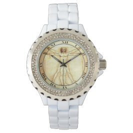 Vitruvian Man Kristall Watch Armbanduhr