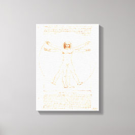 Vitruvian Man | Leonardo da Vinci | Leinwanddruck